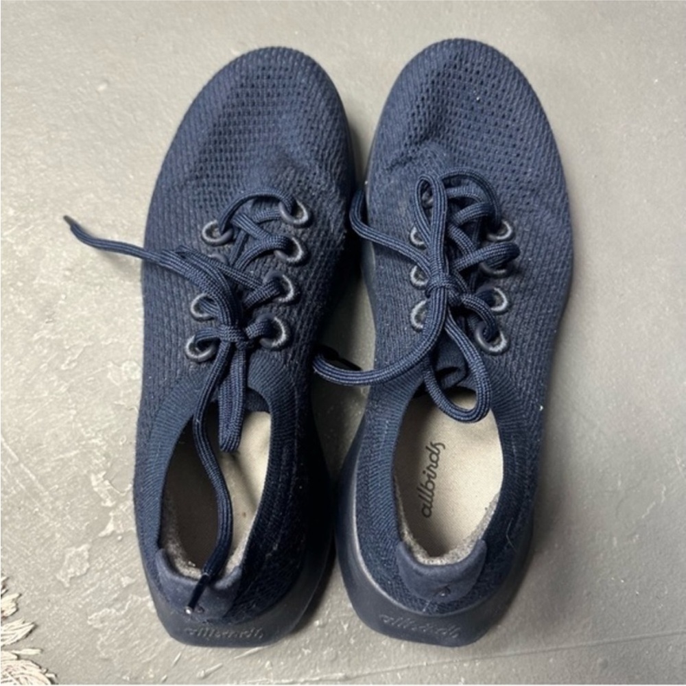 Allbirds women tree dasher Navy Sneakers 11